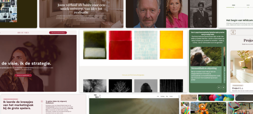 Websites gebouwd met Zilch
