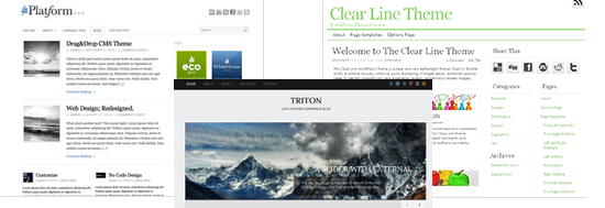 Wordpress Thema's Wordpress Thema's